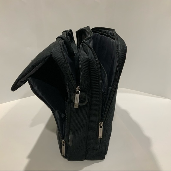 Mens Gray Solo Padded Laptop Computer Carrying Case Tote - Picture 4 of 9